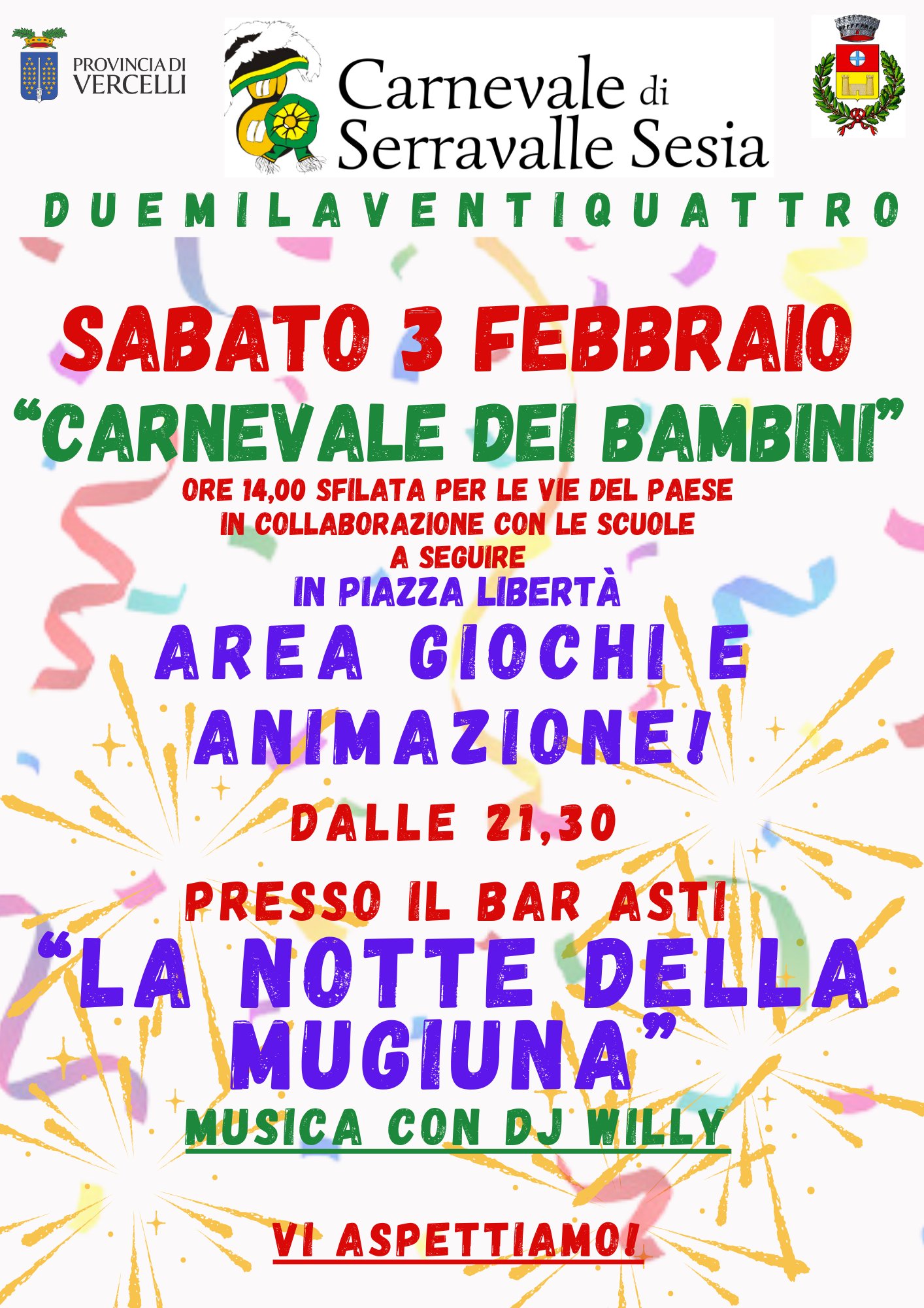 Locandina Carnevale Serravalle Sesia