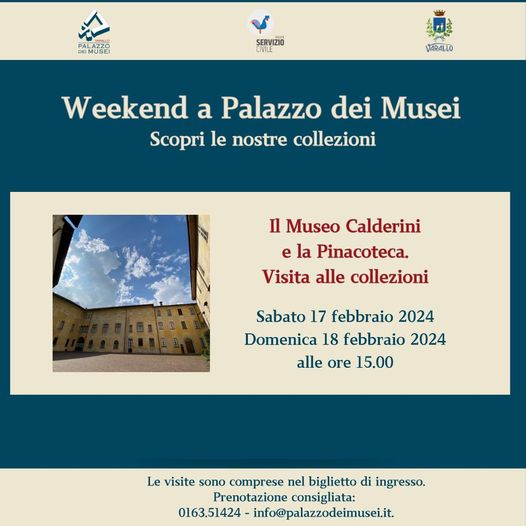 Locandina museo Calderini e pinacoteca