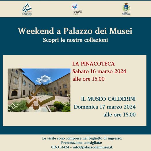 Locandina weekend a Palazzo dei Musei