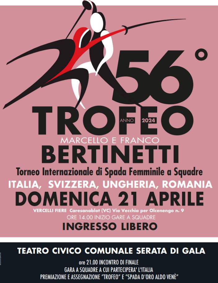 Locandina 56° Trofeo Bertinetti