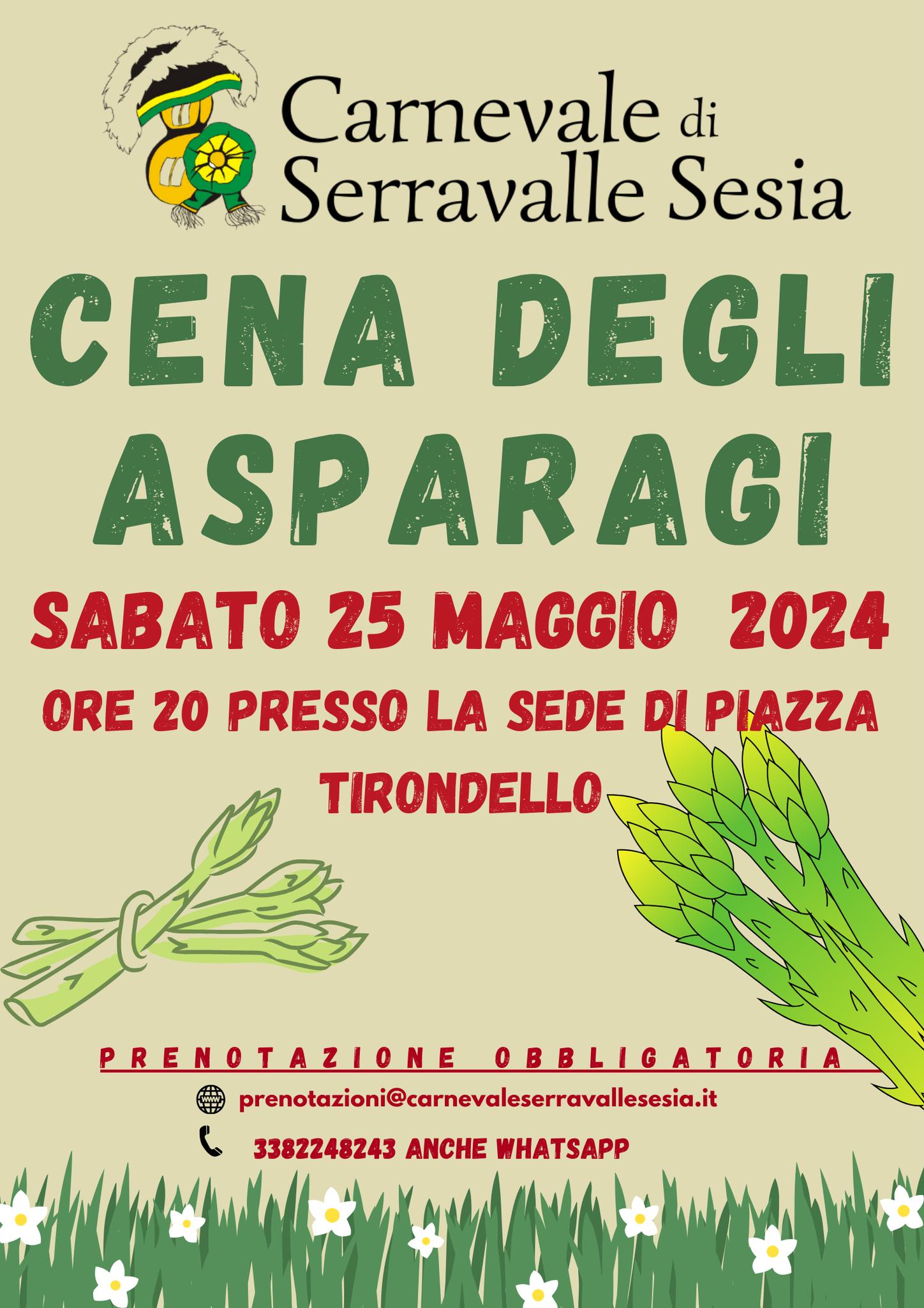 cena degli asparagi