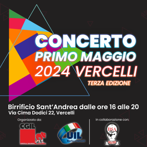 Locandina concerto 1° maggio