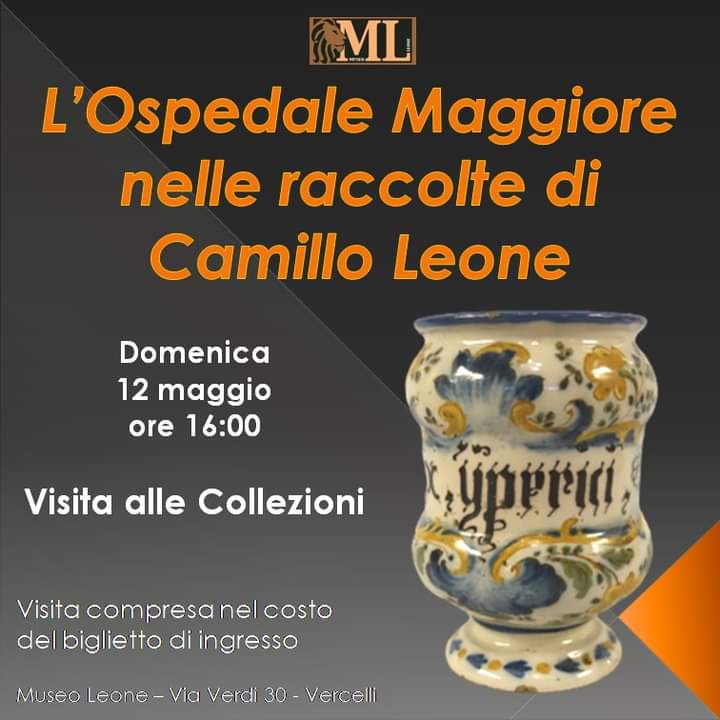 Locandina "L'Ospedale Maggiore nelle raccolte di Camillo Leone"