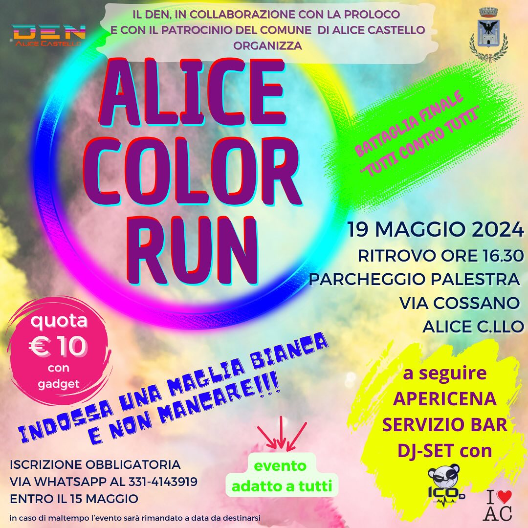 Locandina Alice Color Run