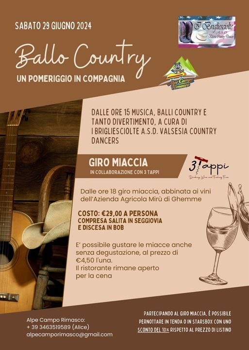 Locandina Ballo Country