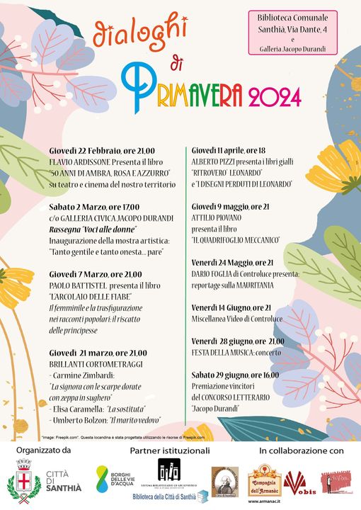 Locandina Dialoghi di primavera 2024