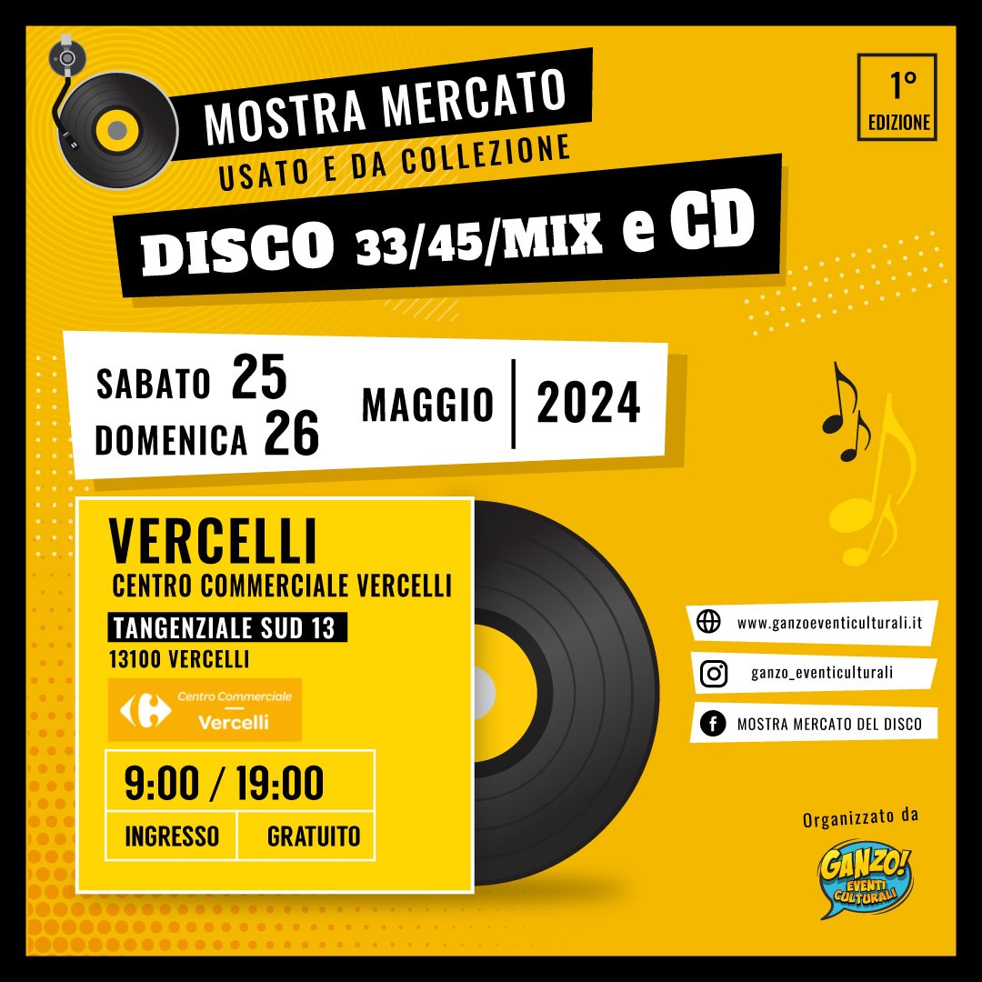 mostra del disco vercelli