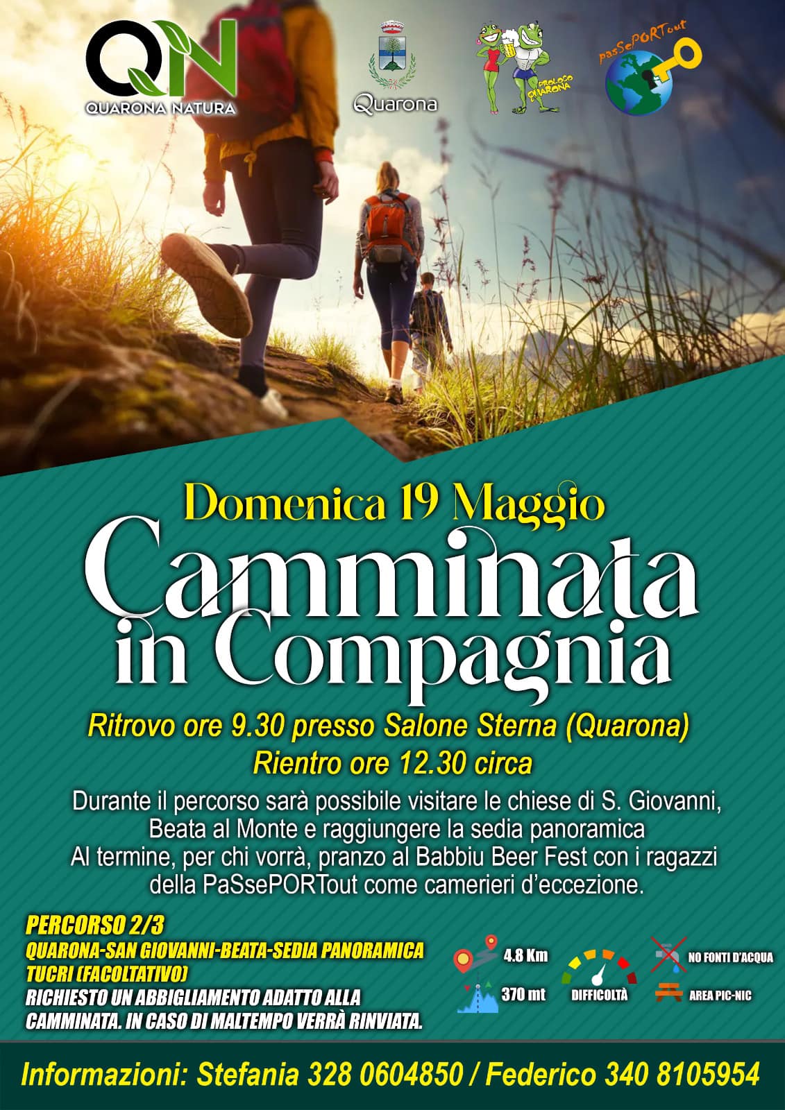 Locandina Camminata in compagnia