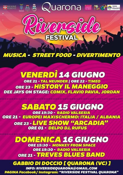 Locandina riverside festival