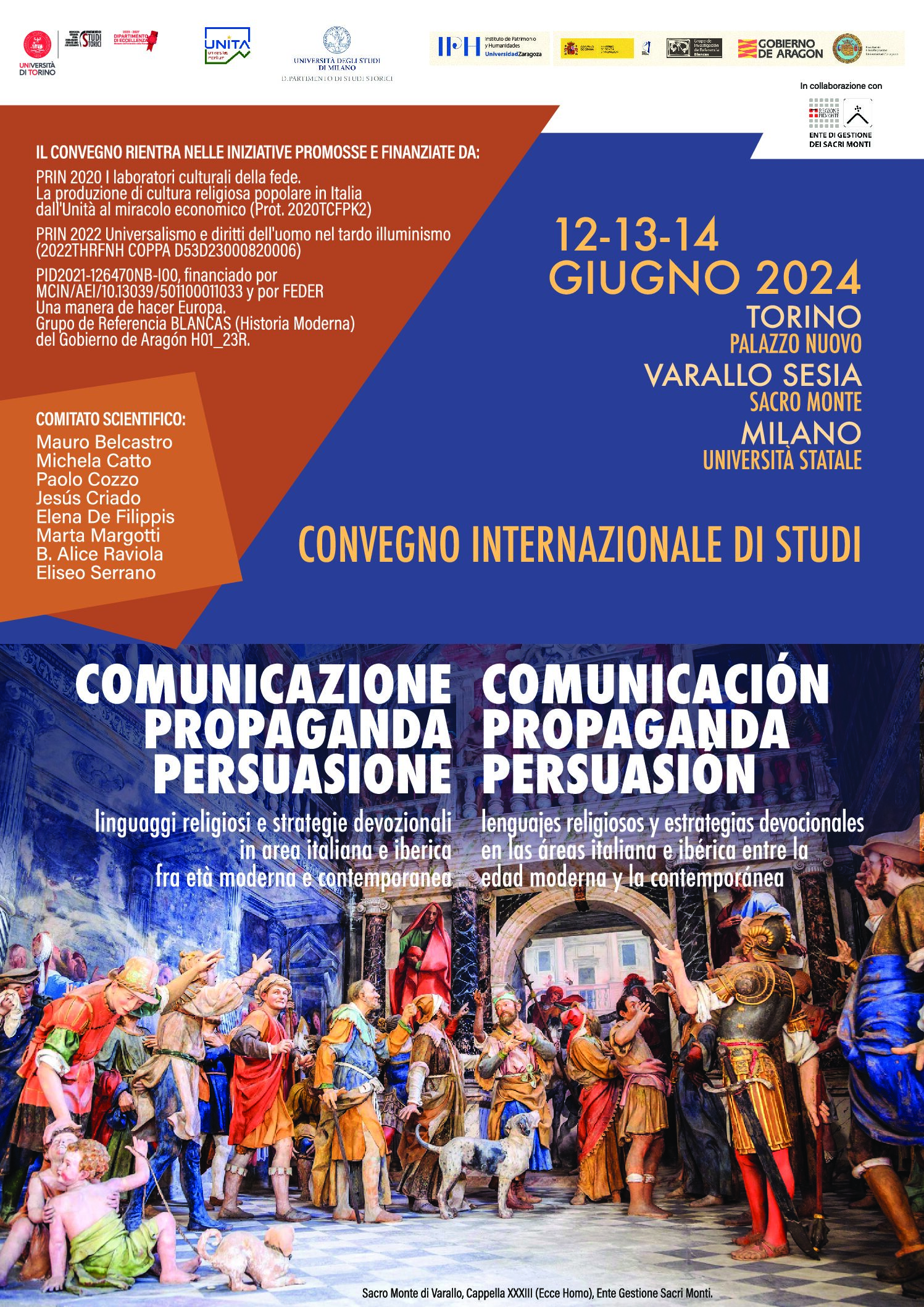 Locandina convegno comunicazione propaganda persuasione