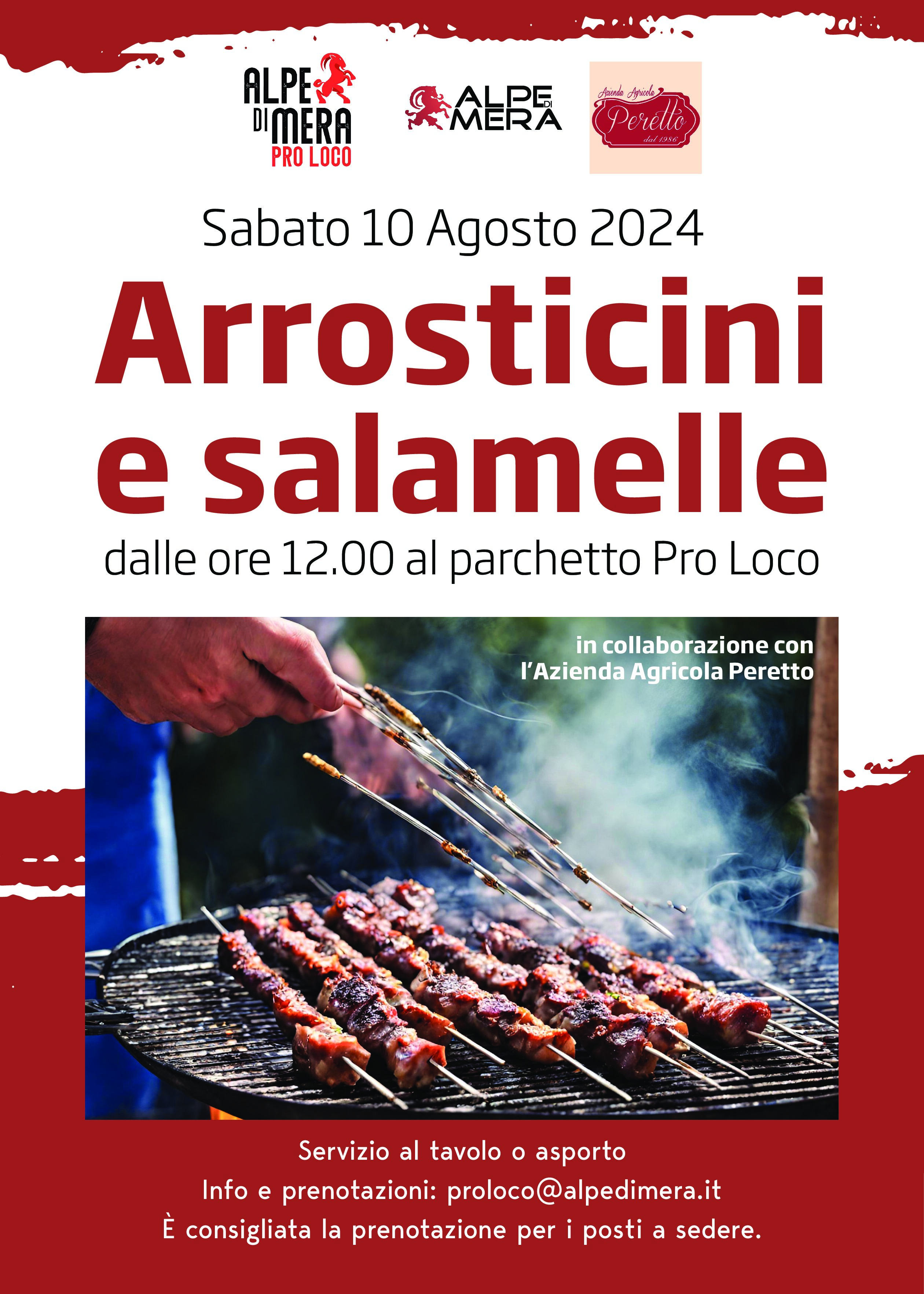 Locandina arrosticini e salamelle