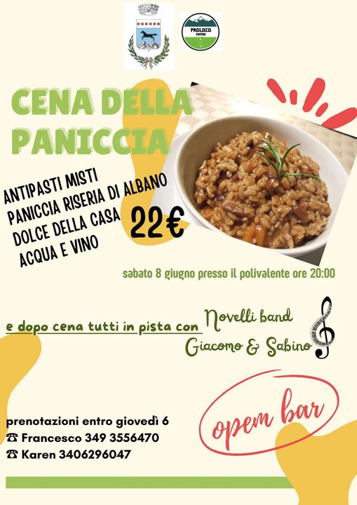 Locandina cena della paniccia