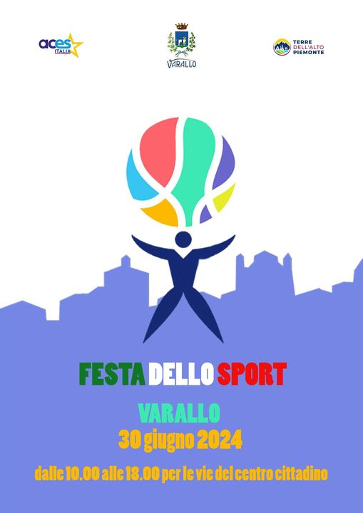 Locandina festa dello sport