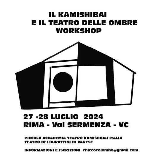 Locandina Il Kamishibai e il teatro delle ombre