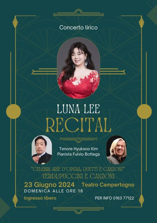 Locandina Luna Lee Recital