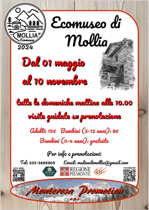 Locandina Ecomuseo di Mollia