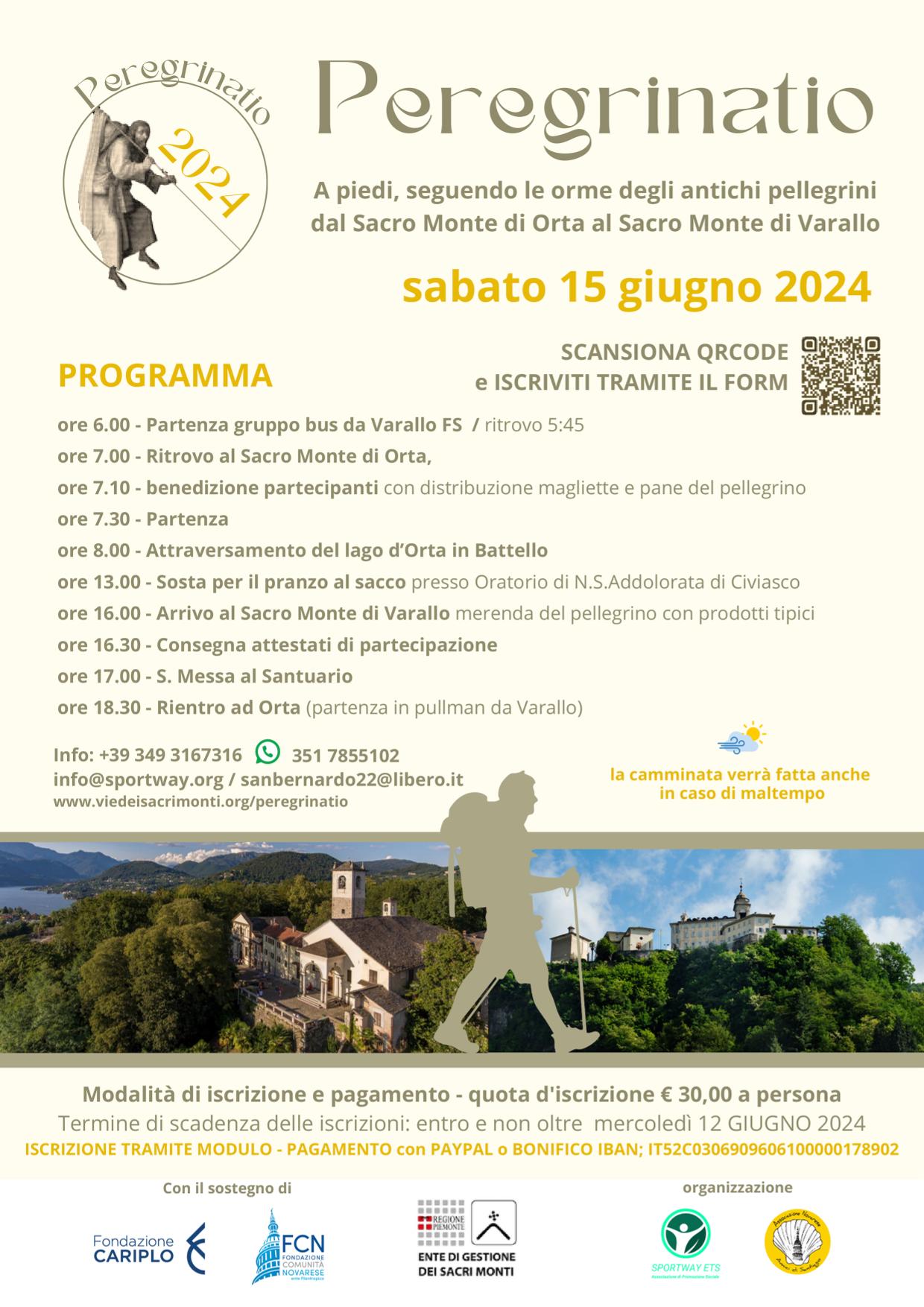 Locandina Peregrinatio 2024