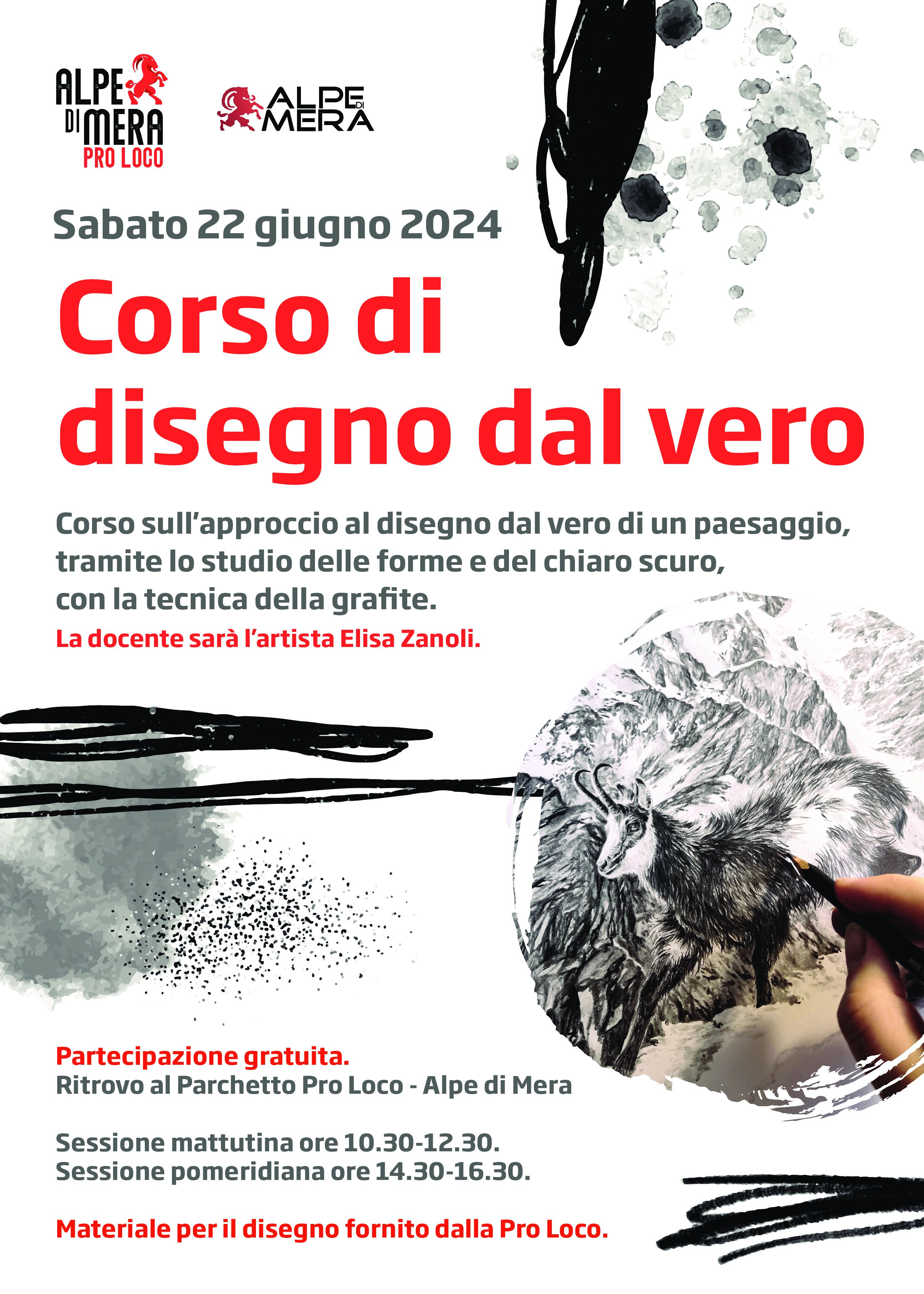 Locandina corso di disegno