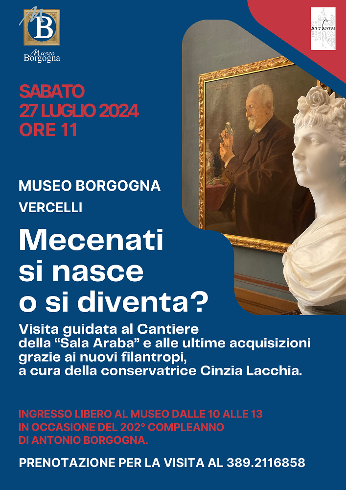 Locandina visita guidata Museo Borgogna