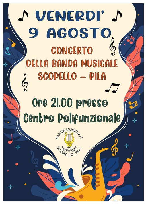 Locandina concerto Scopello-Pila