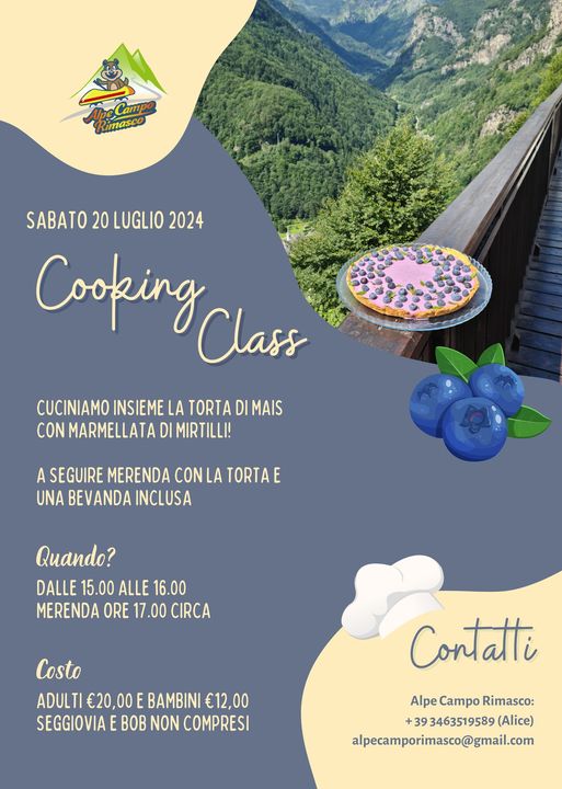 Locandina cooking class