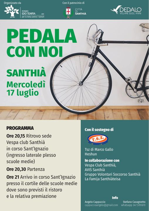 Locandina pedala con noi