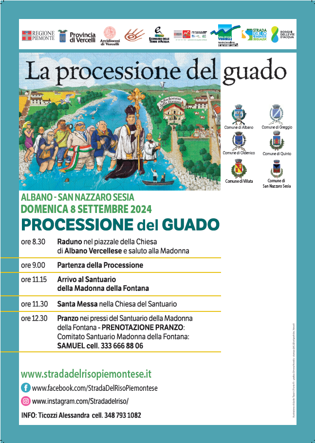 Locandina processione del guado