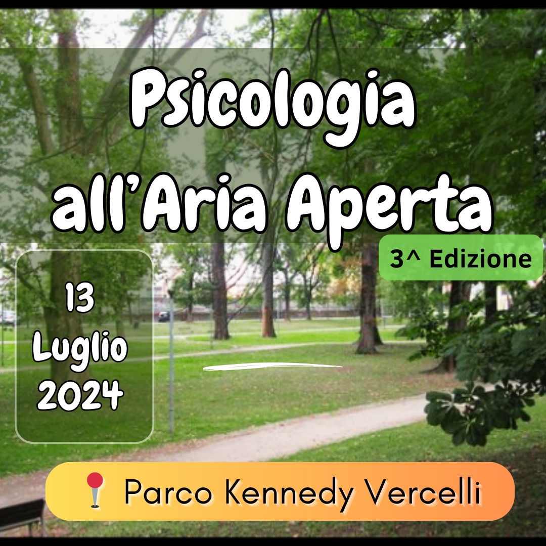 Locandina psicologia all'aria aperta