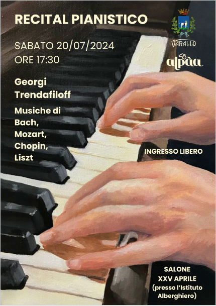 Locandina recital pianistico