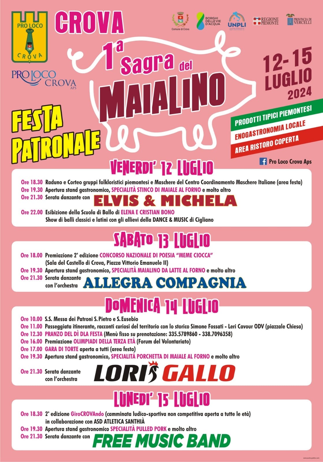 Locandina sagra del maialino