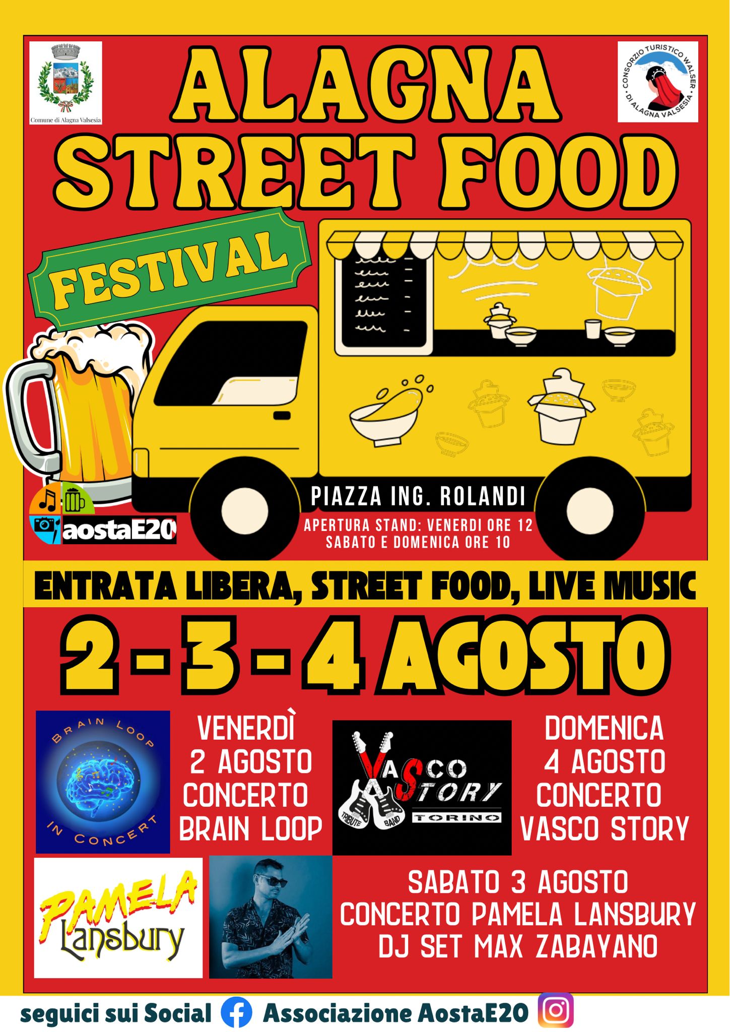 Locandina Alagna street food