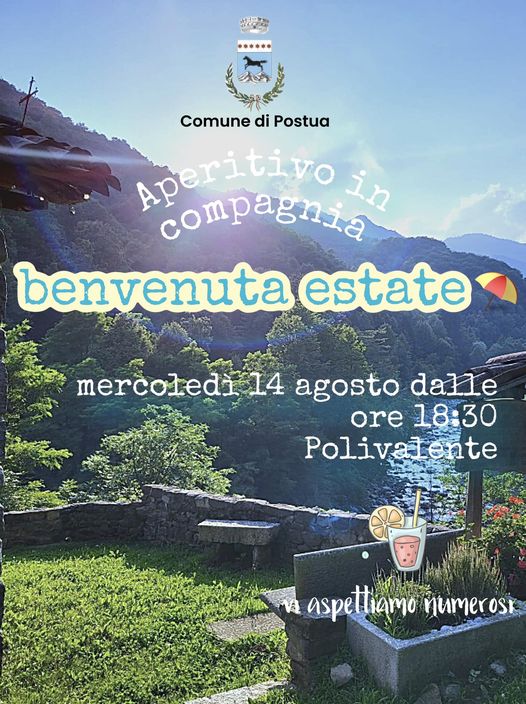 Locandina benvenuta estate