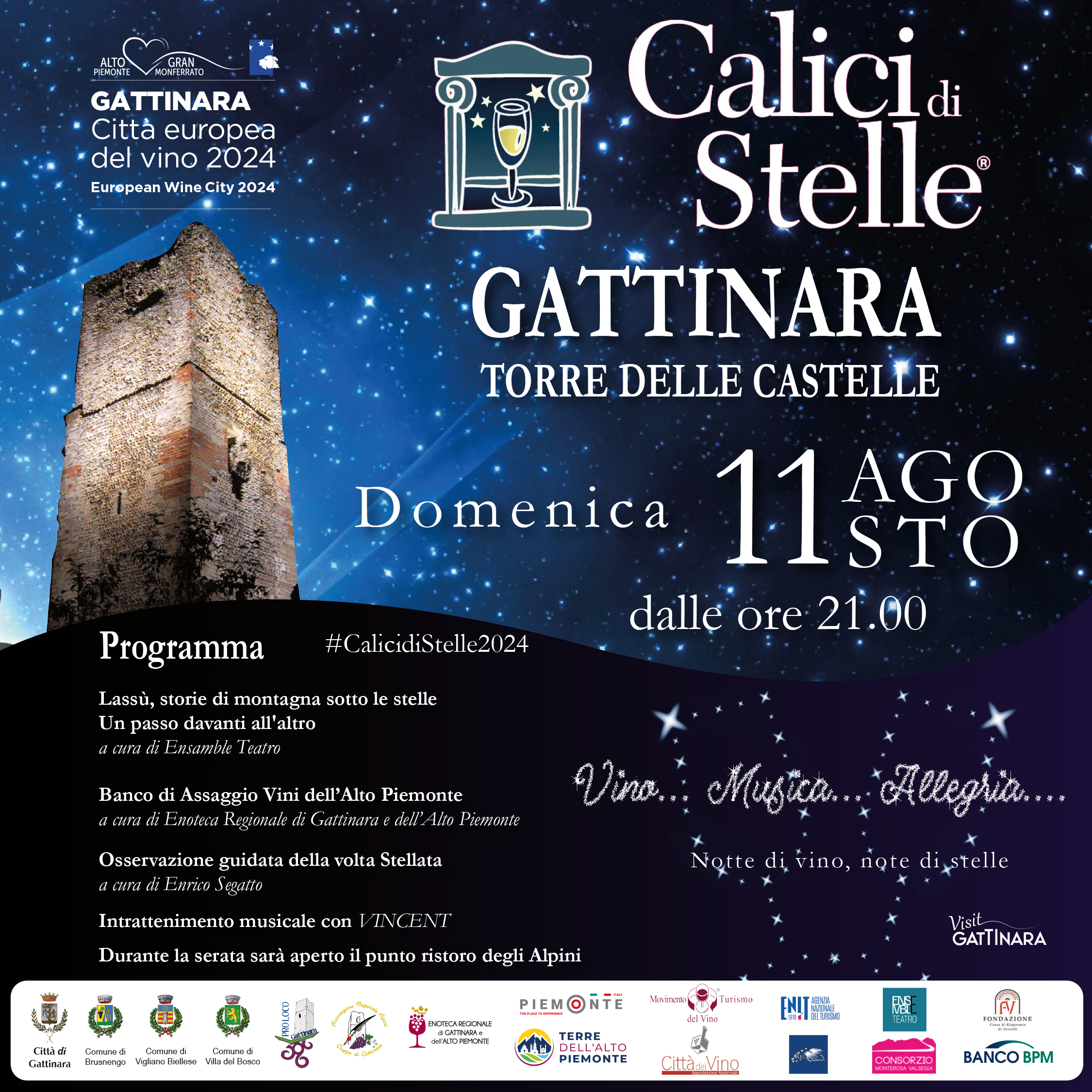 Locandina calici di stelle