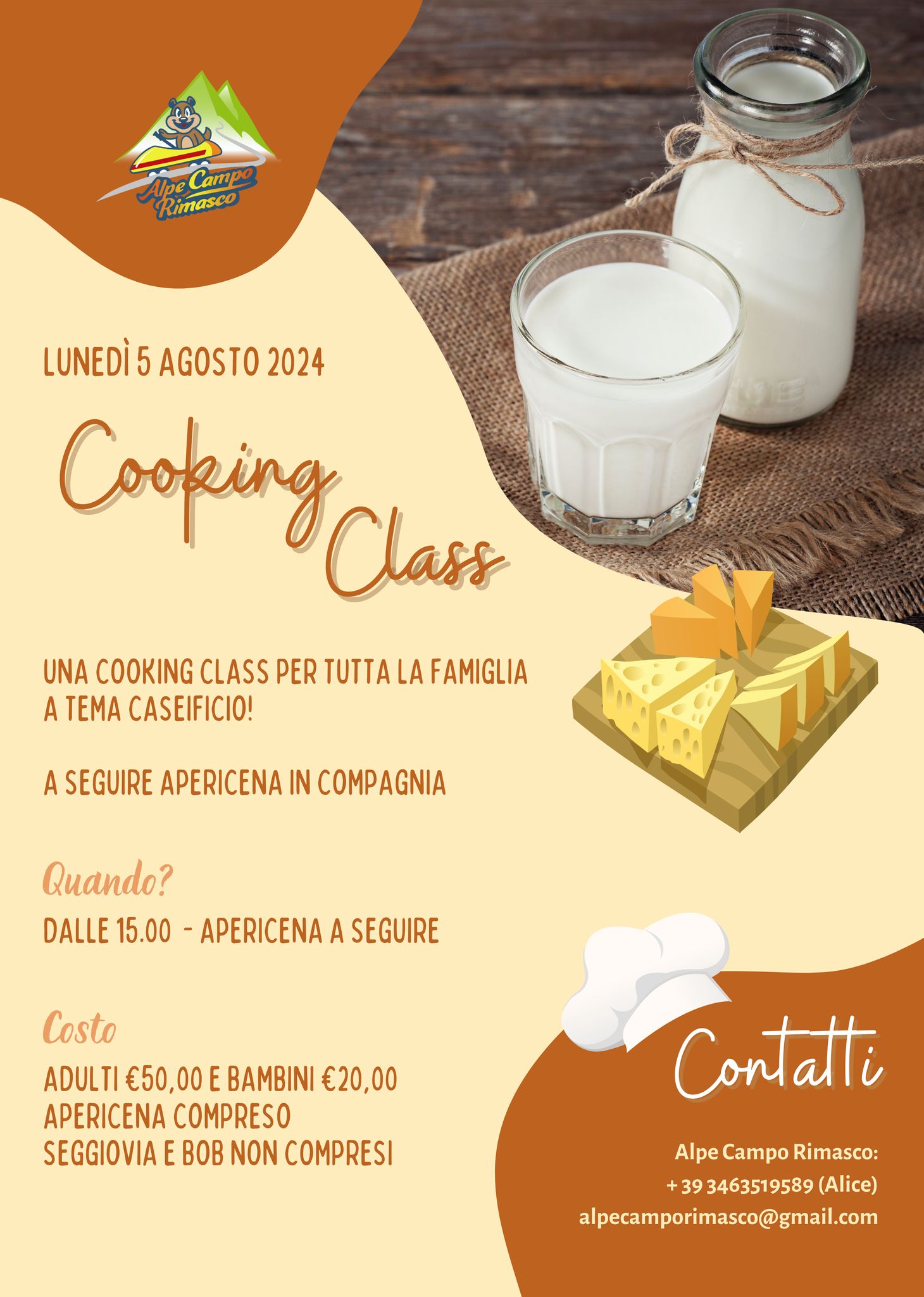 Locandina cooking class