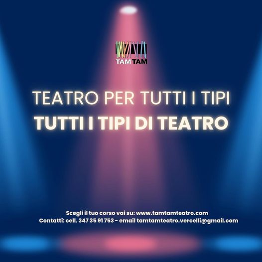 Locandina Tam Tam teatro per tutti i tipi