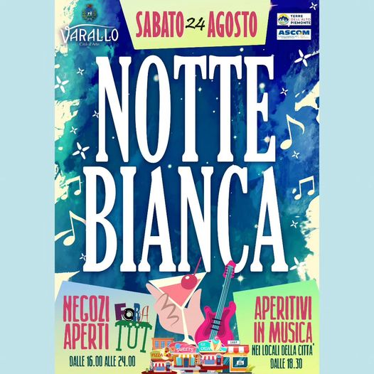 Locandina notte bianca