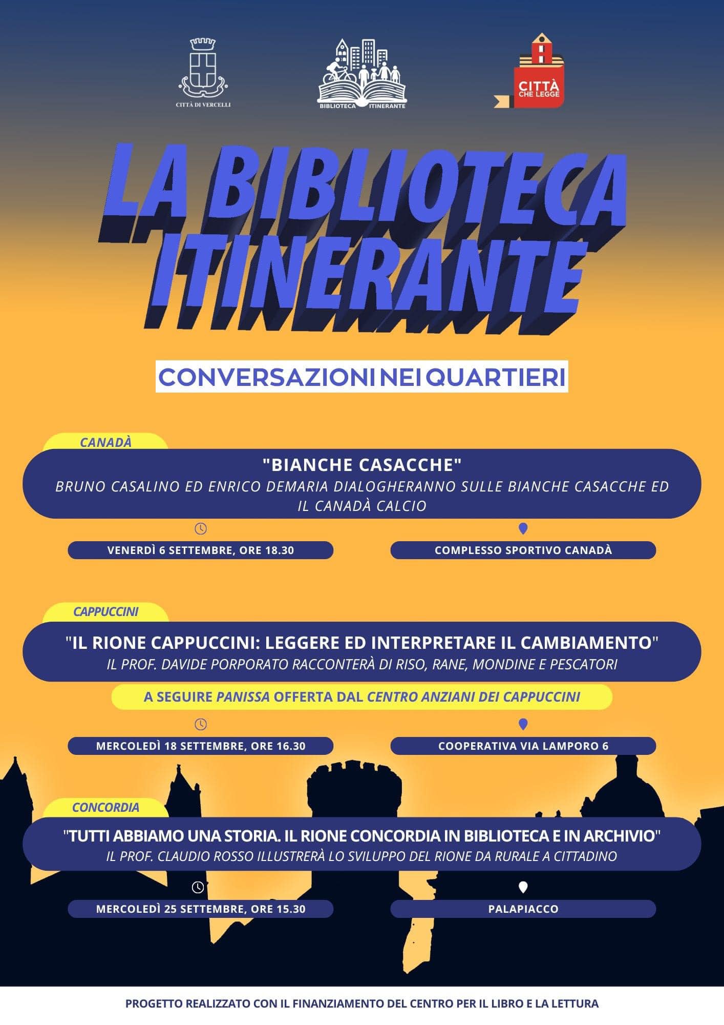 Locandina la Biblioteca itinerante