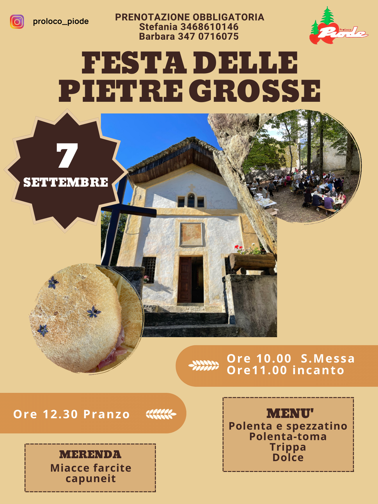 Locandina festa delle pietre grosse