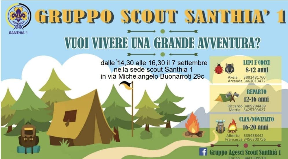 Locandina open day scout