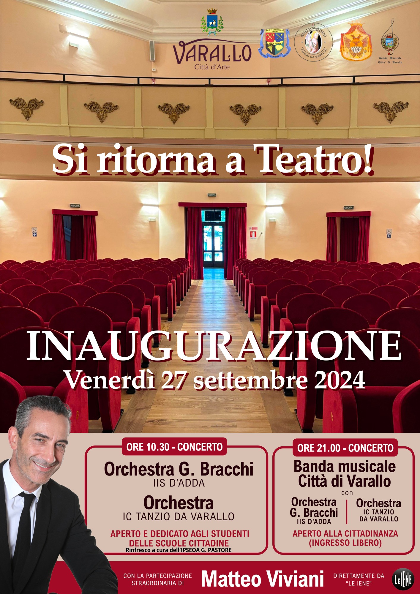 Si torna a teatro Varallo