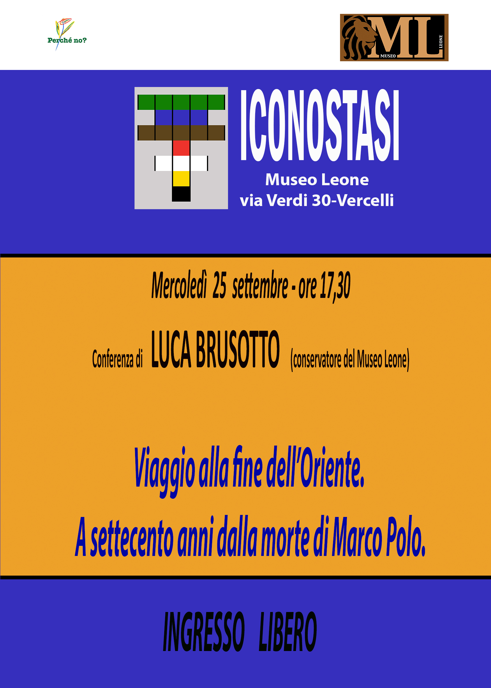 Locandina conferenza iconostasi