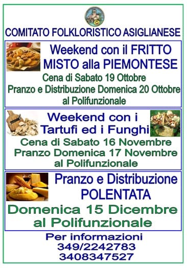 Locandina pranzo e distribuzione polentata