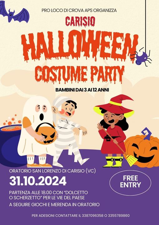 Locandina Halloween costume party