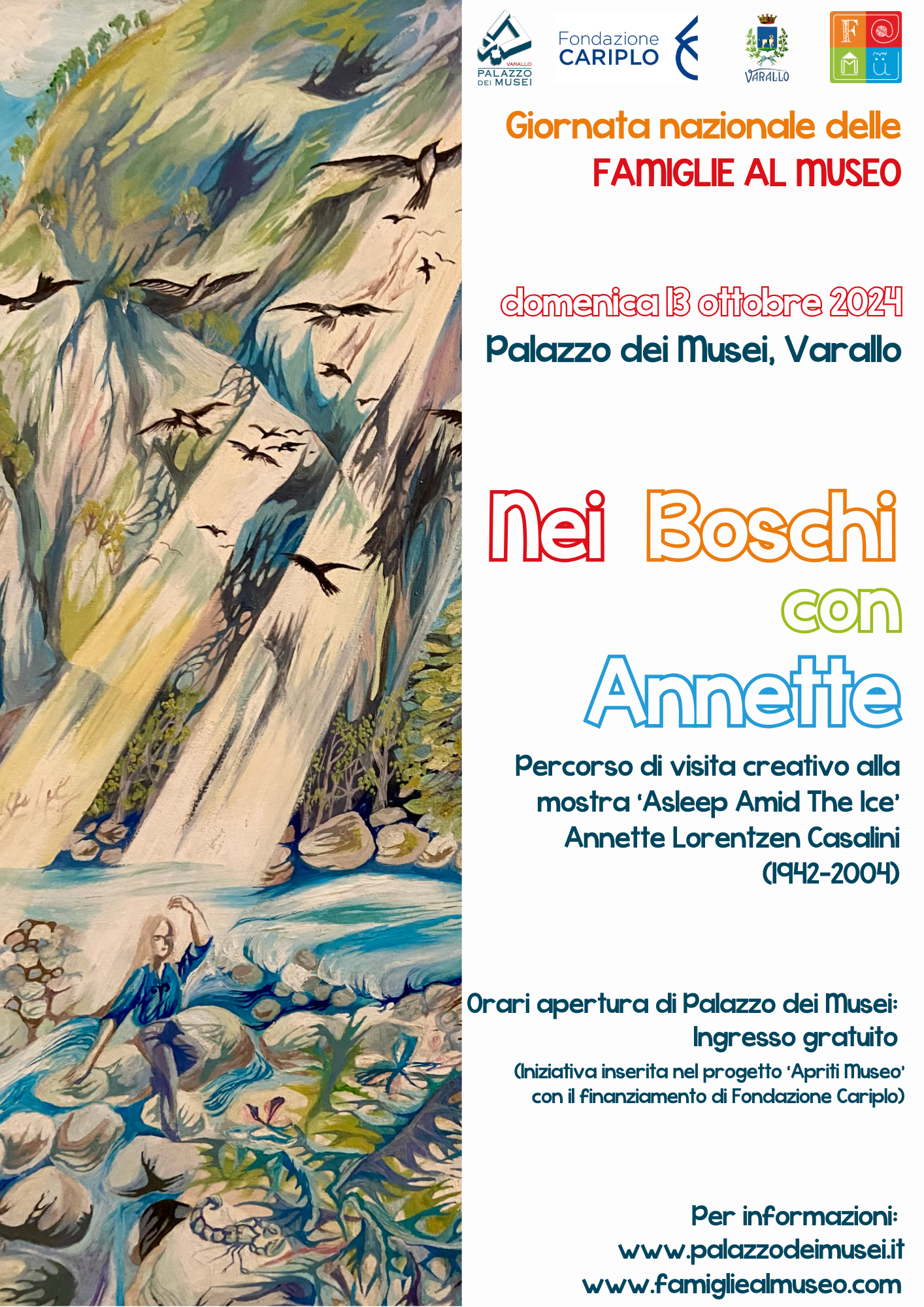 Locandina nei boschi con Annette