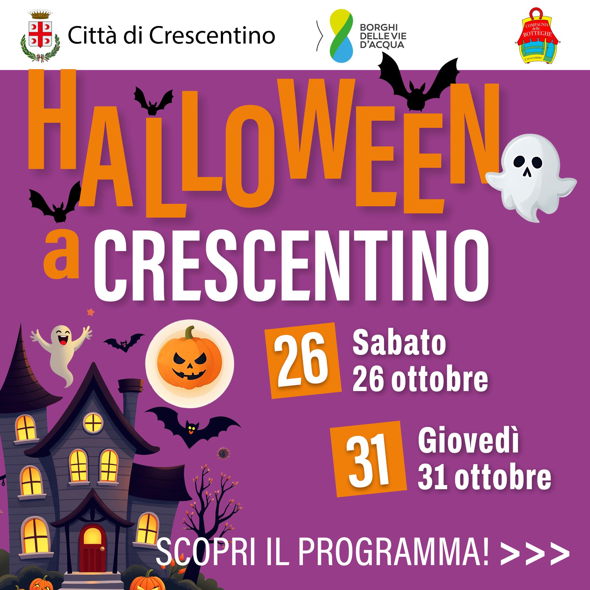 Locandina Halloween a Crescentino