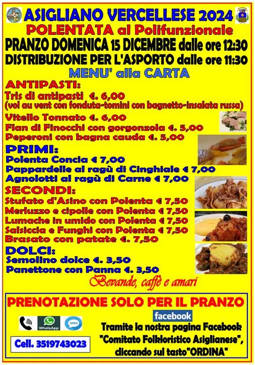 Menu Polentata