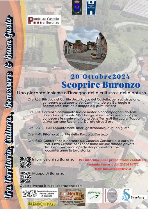 Locandina scoprire Buronzo