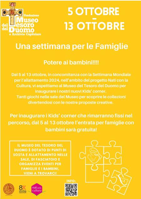 Locandina una settimana per le famiglie