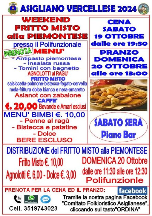 Locandina weekend fritto misto