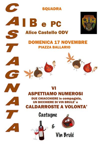 Locandina castagnata